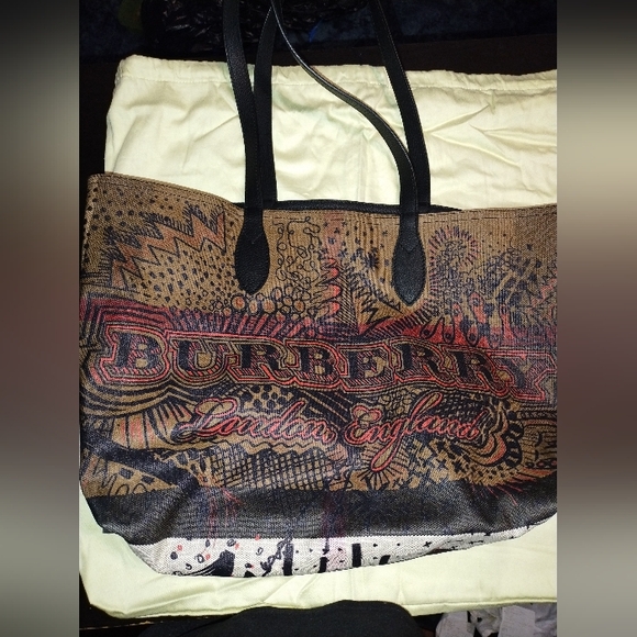 Burberry Brown Tote Bag - Picture 4 of 8